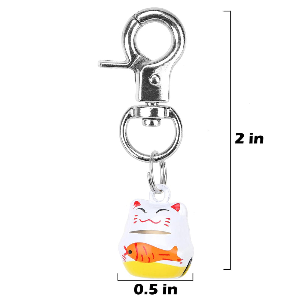 EXPAWLORER bell charm pendant on a pet collar adds stylish decoration