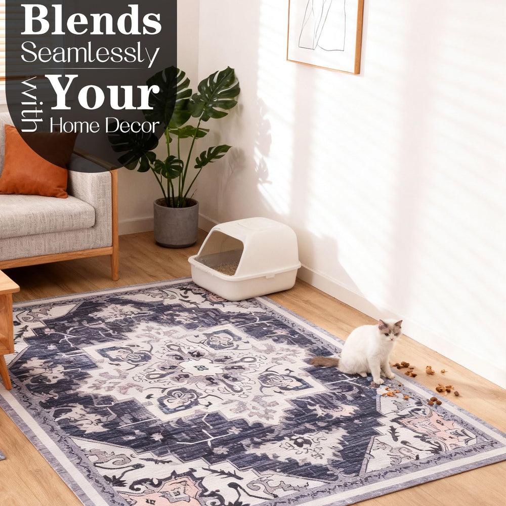 EXPAWLORER Cat Litter Mat small size 20x32 fits under most litter boxes.