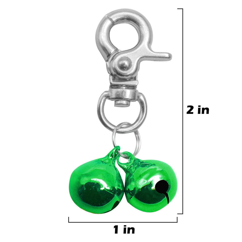 EXPAWLORER clasped bell on collar provides secure daily wear and easy clipping