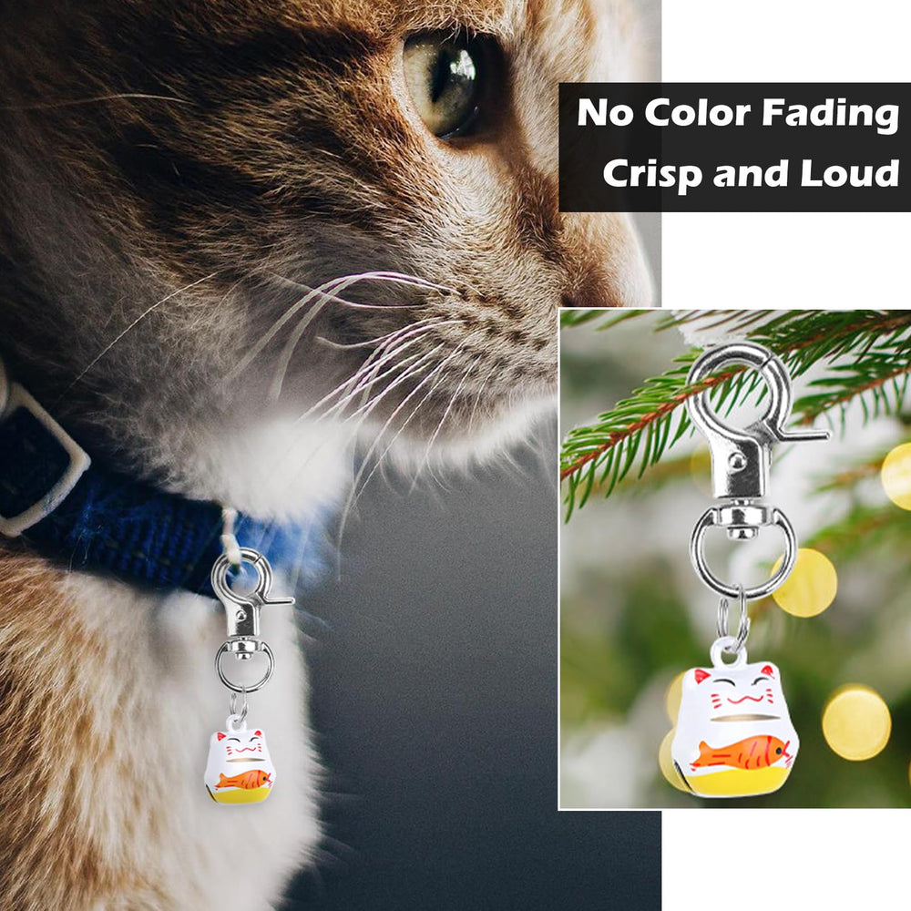 EXPAWLORER collar bell closeup showing sturdy claw clasp for daily use