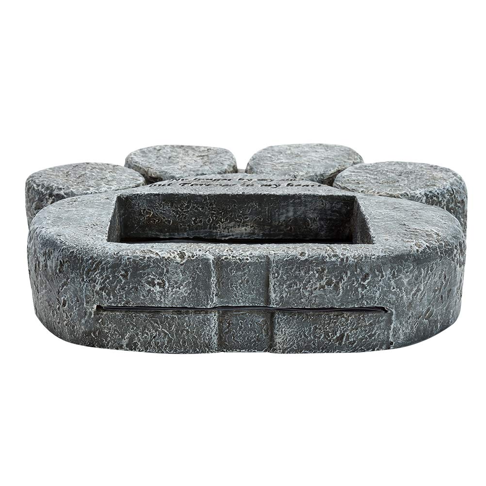 EXPAWLORER desktop or garden display offers a meaningful indoor or outdoor keepsake