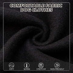 EXPAWLORER dog hoodie leash hole close-up demonstrates outdoor leash access