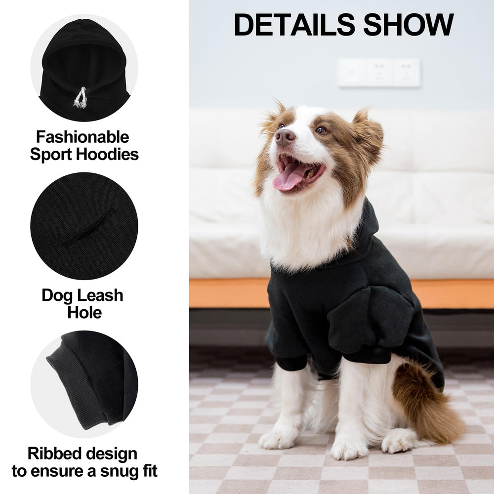 EXPAWLORER dog hoodie ribbed cuff close-up ensures secure, comfortable fit