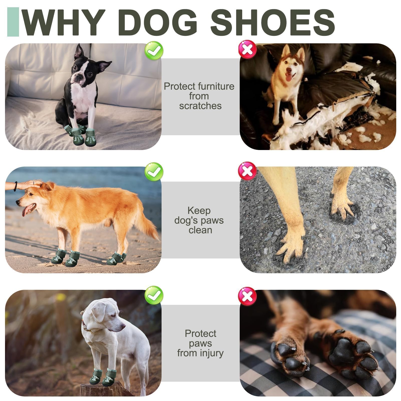 EXPAWLORER dog shoes hot-pavement-protection guards paws on hot sidewalks