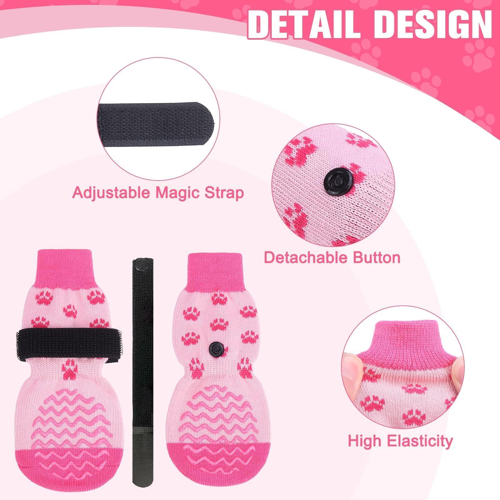 EXPAWLORER dog socks soft breathable material keeps paws comfortable