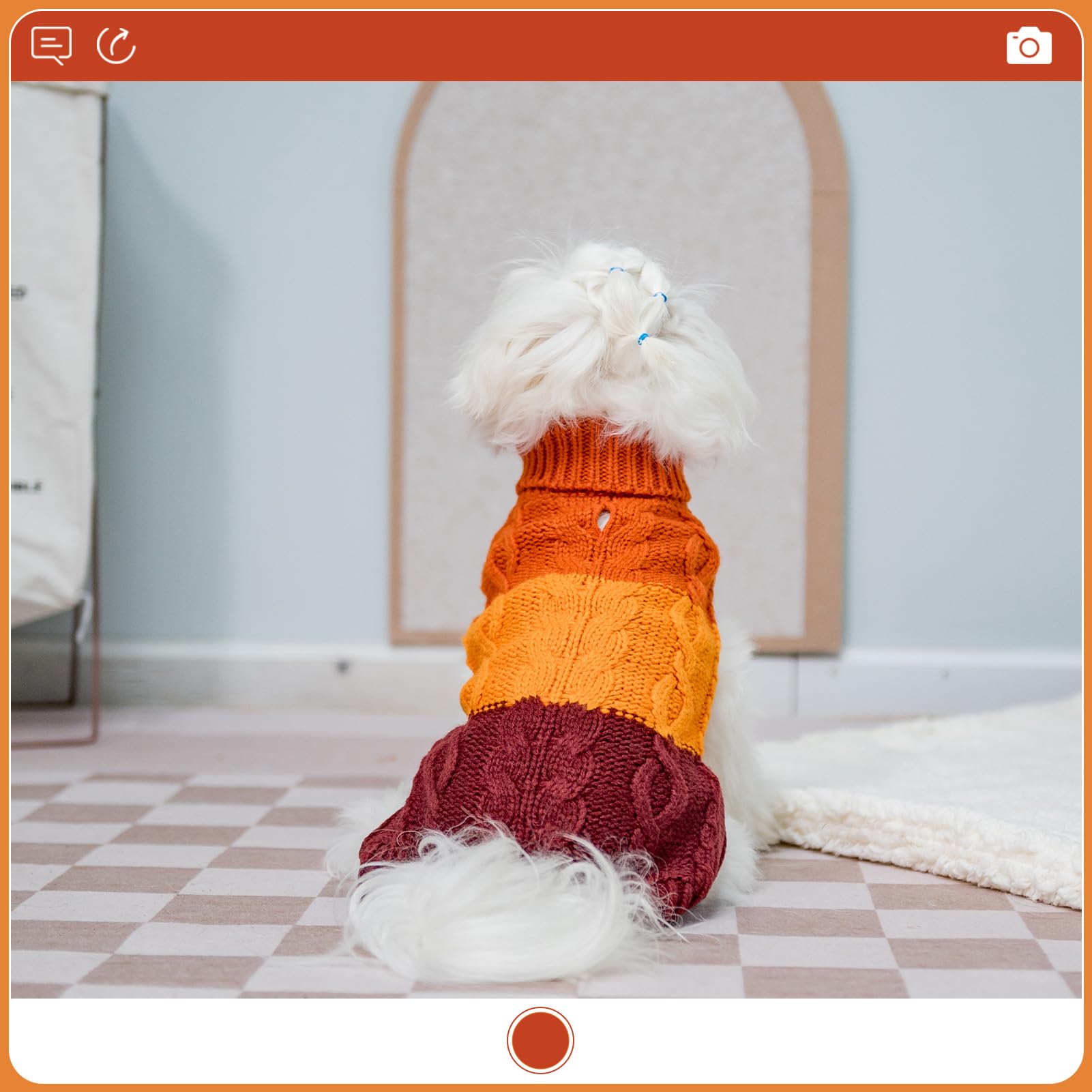EXPAWLORER dog sweater machine-washable tag ensures easy cleaning between adventures