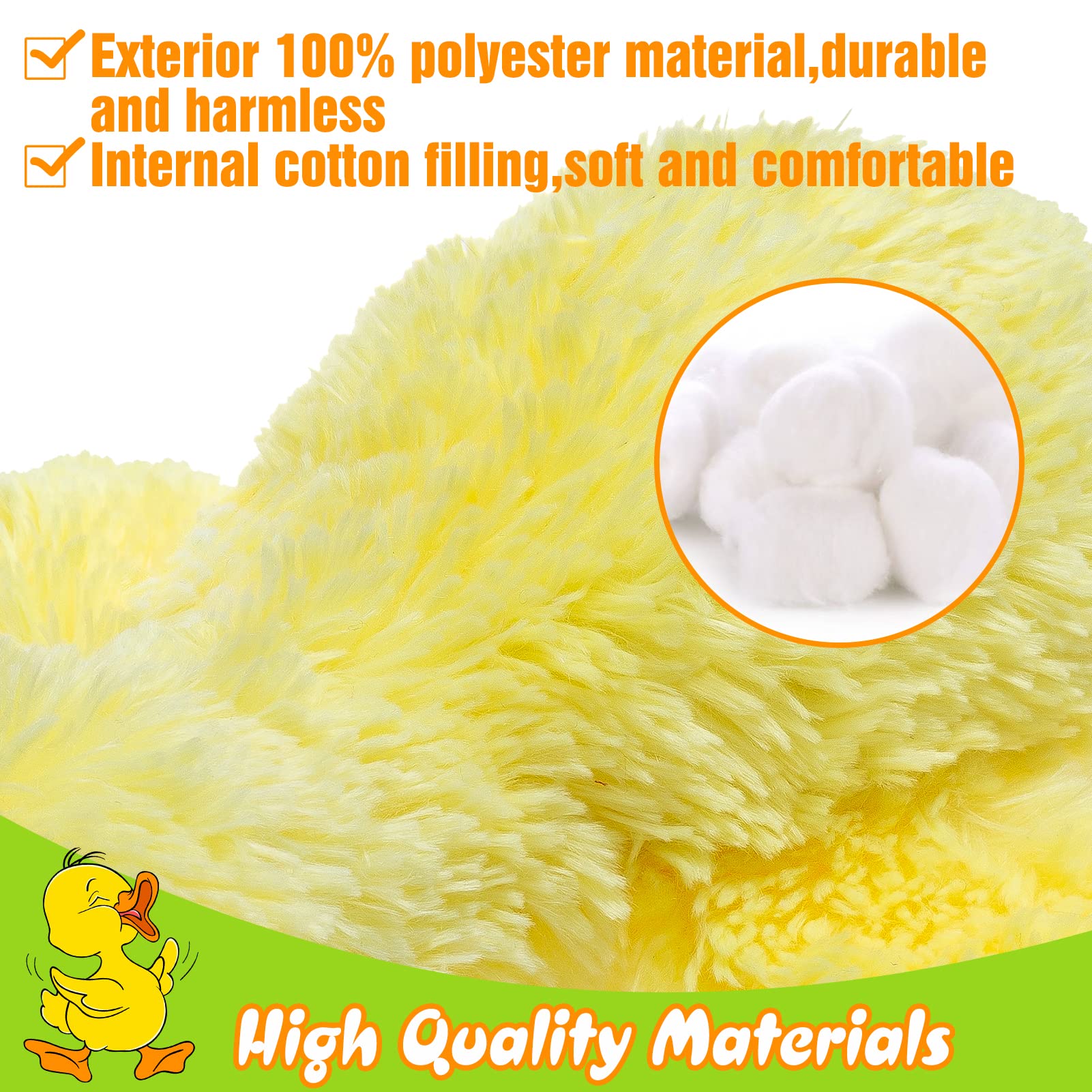 expawlorer soft plush dog toy in yellow comforts dogs during solo playtime.