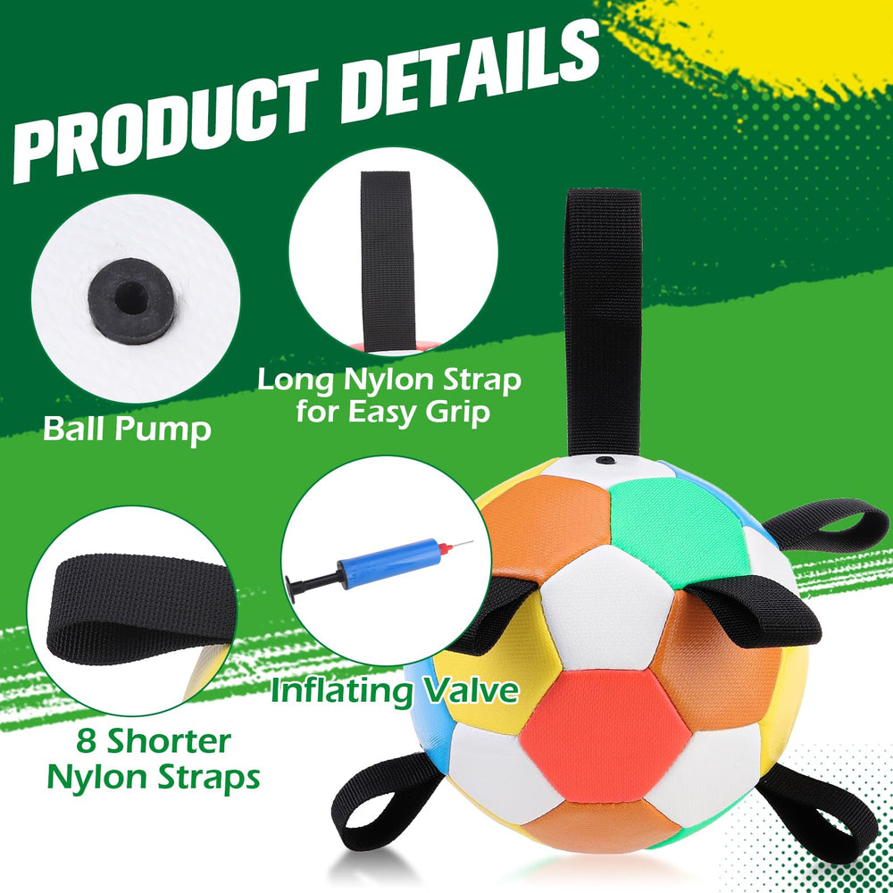 EXPAWLORER PU leather ball close-up with reinforced safety layer.