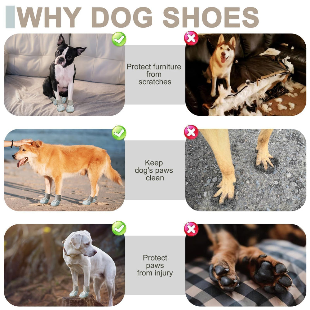 EXPAWLORER durable rubber sole provides reliable grip on slippery floors.