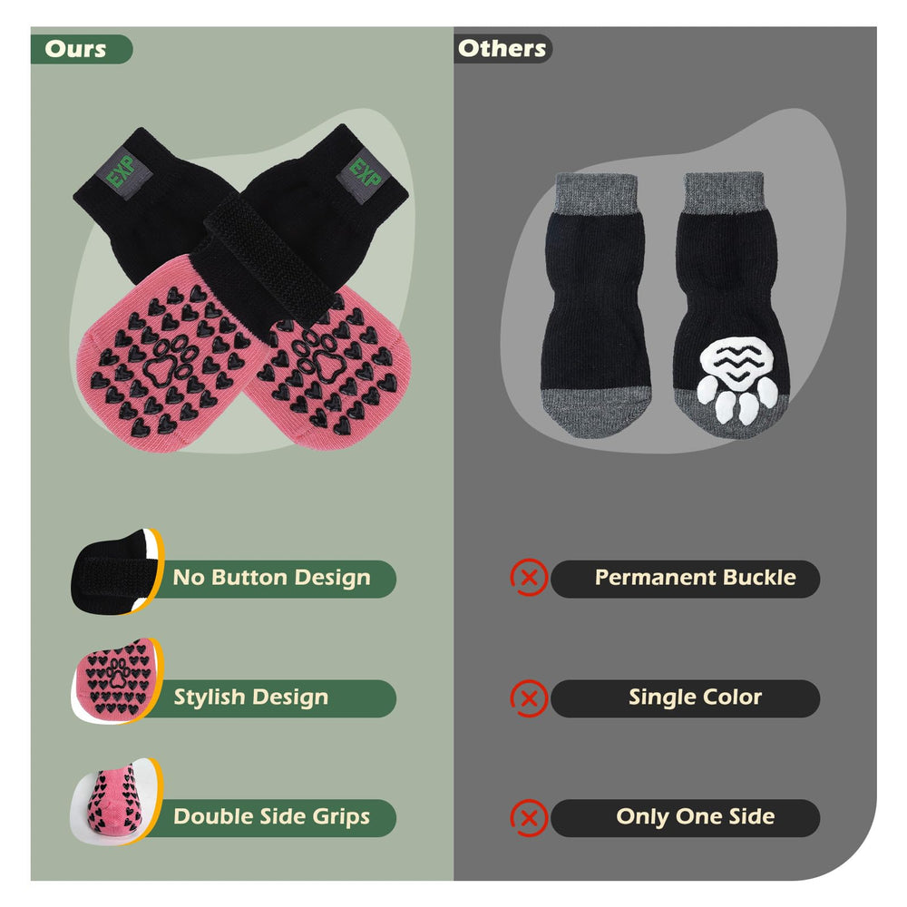 EXPAWLORER elastic adjustment strap detail ensures secure, comfortable fit.