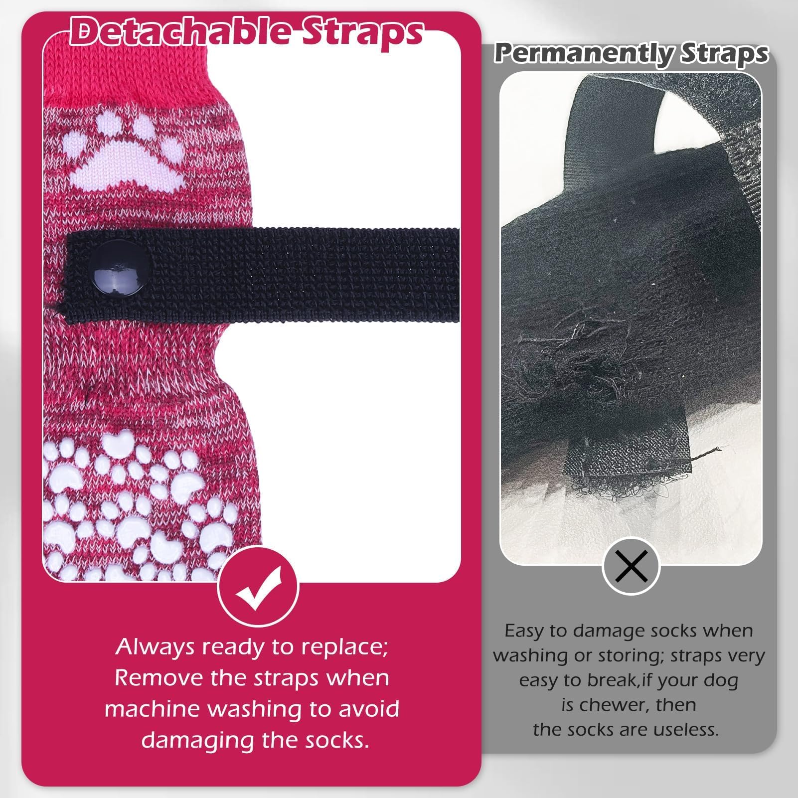 EXPAWLORER elastic-strap ensures secure fit for dogs of different sizes.