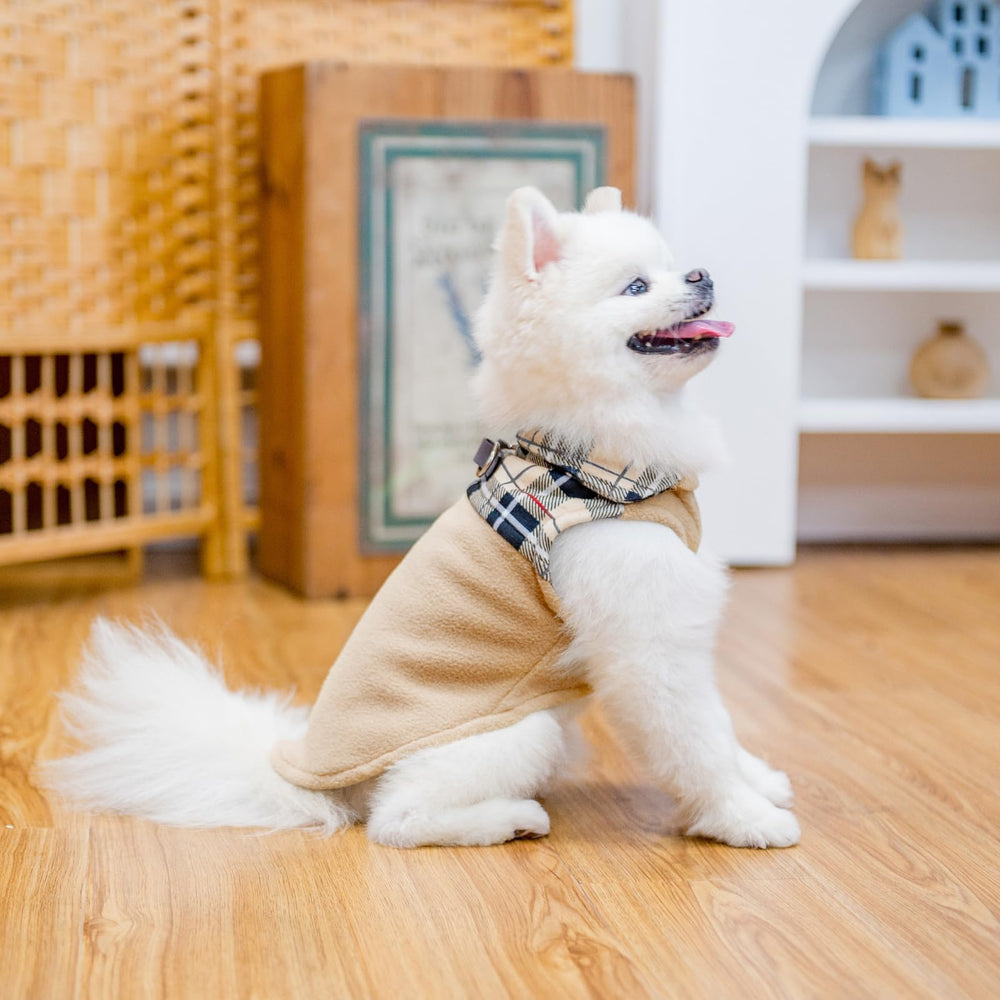 EXPAWLORER fleece dog sweater high-density fleece texture emphasizes cozy warmth