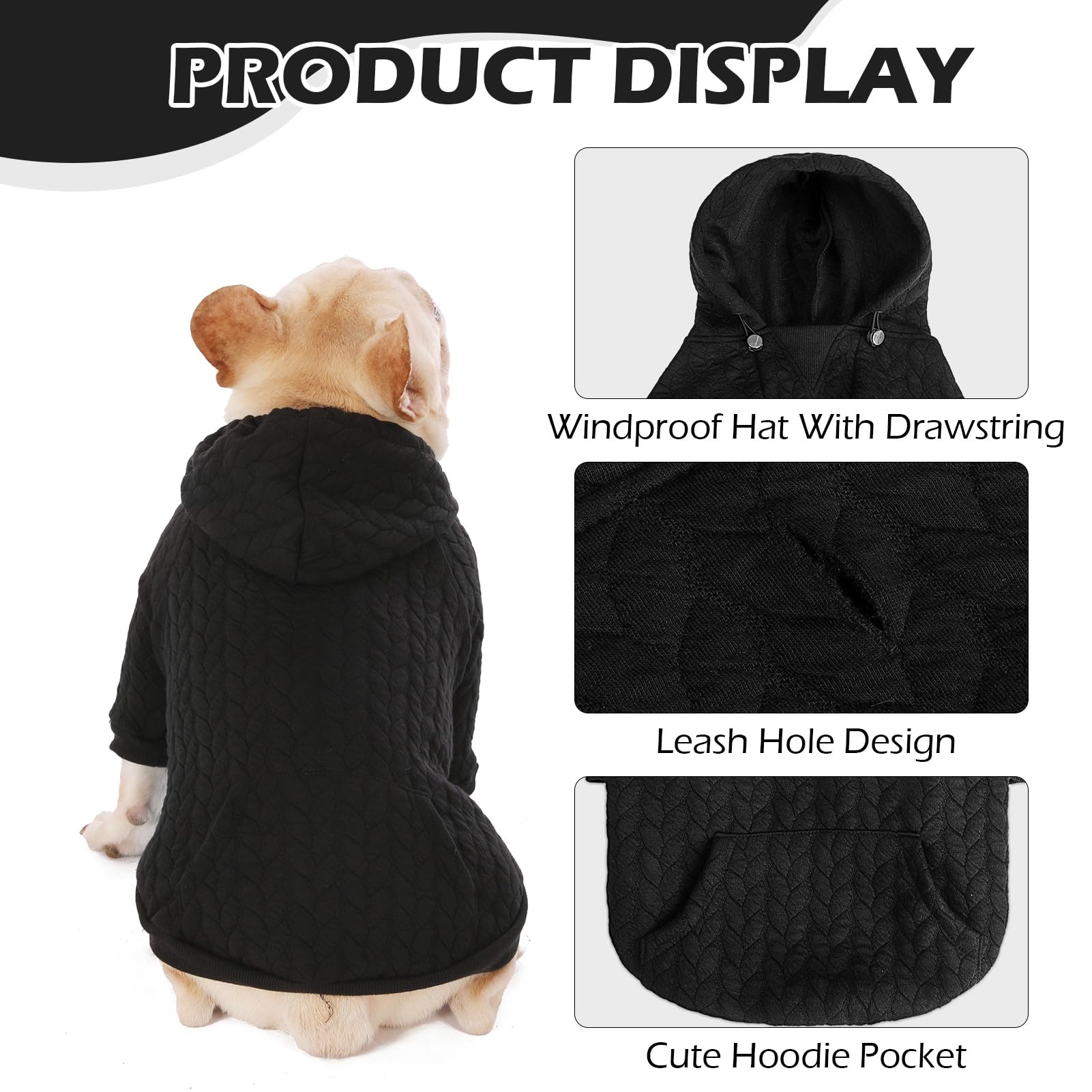 EXPAWLORER elastic cuffs and hem keep warmth in on cold days.