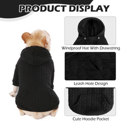 EXPAWLORER elastic cuffs and hem keep warmth in on cold days.