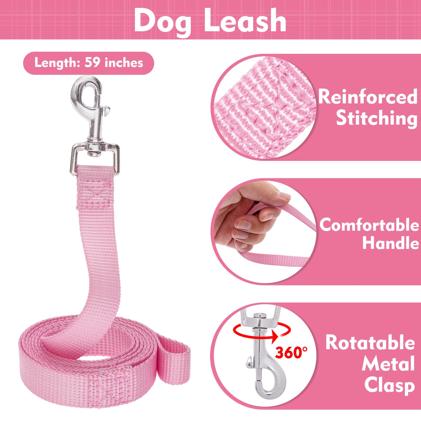 EXPAWLORER no-choke design reduces neck strain during daily outings