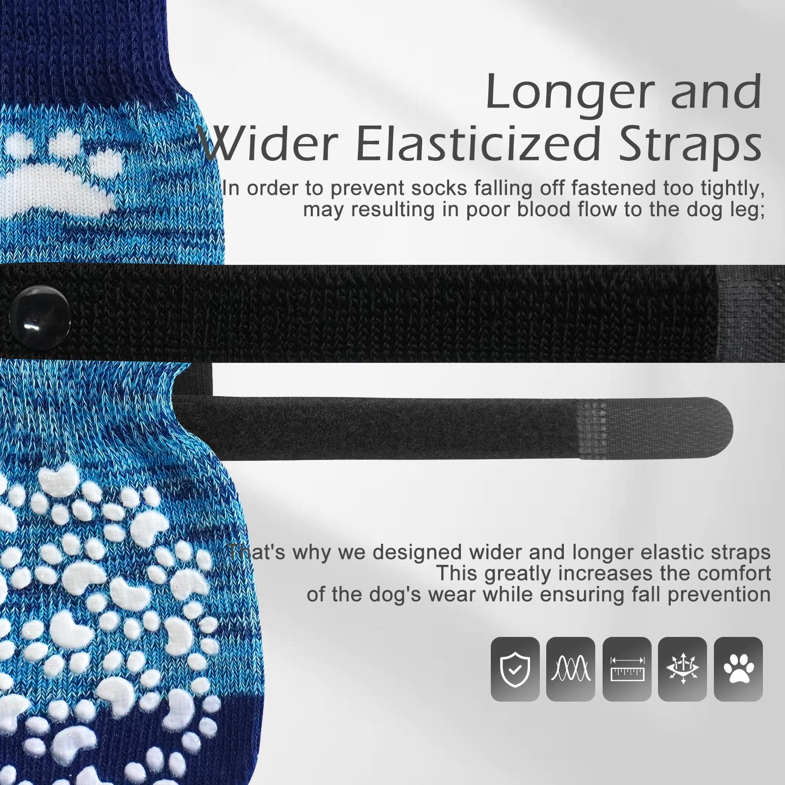 EXPAWLORER paw-protecting socks shield paws from hot or rough surfaces.