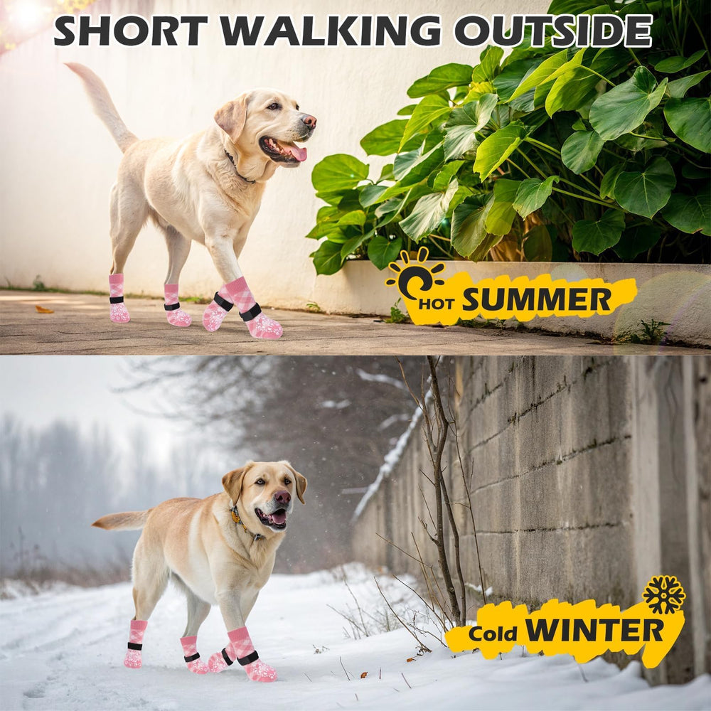 EXPAWLORER versatile paw protectors suit indoor, outdoor hot pavement, and injury recovery scenarios.