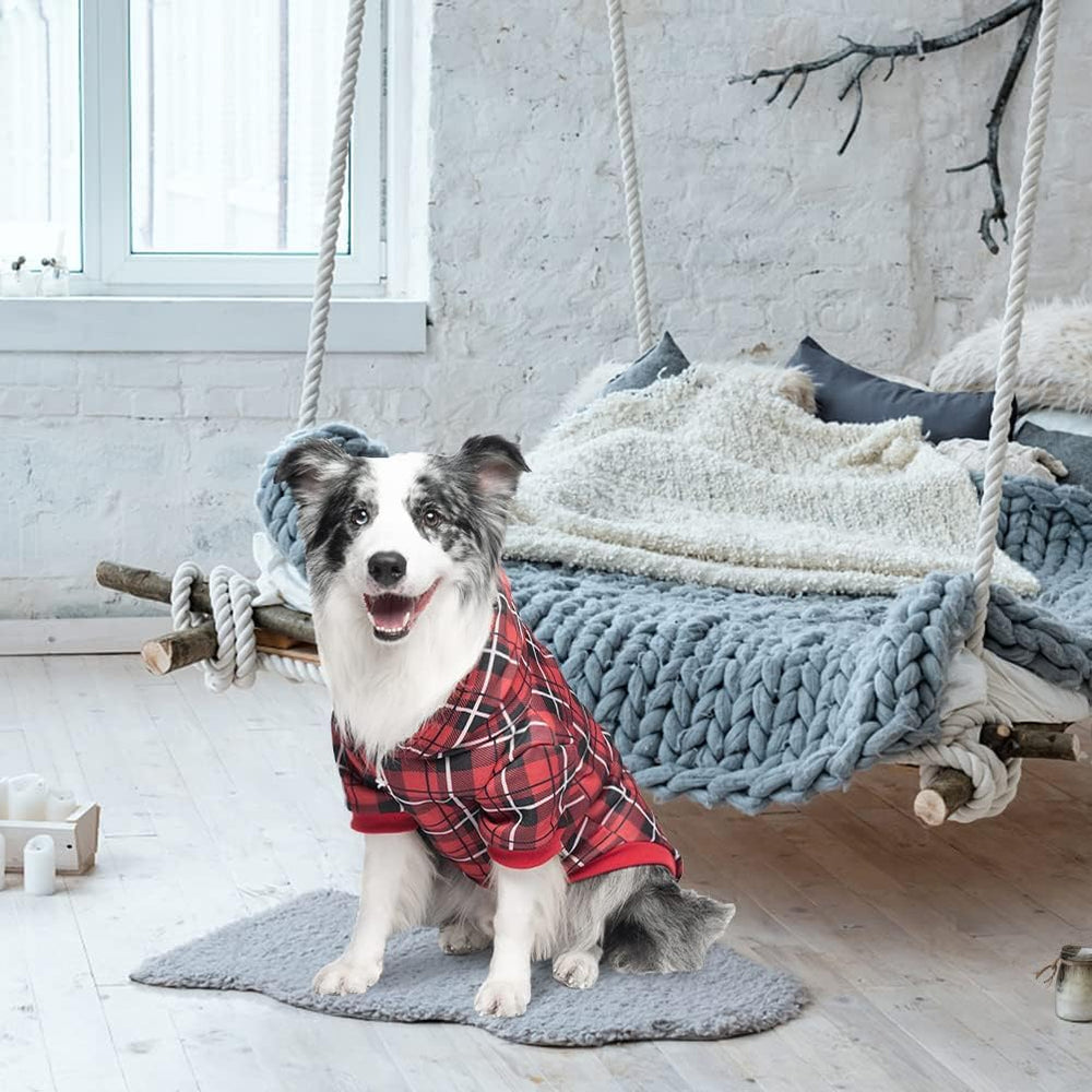 EXPAWLORER plaid dog hoodie durable material for daily adventures