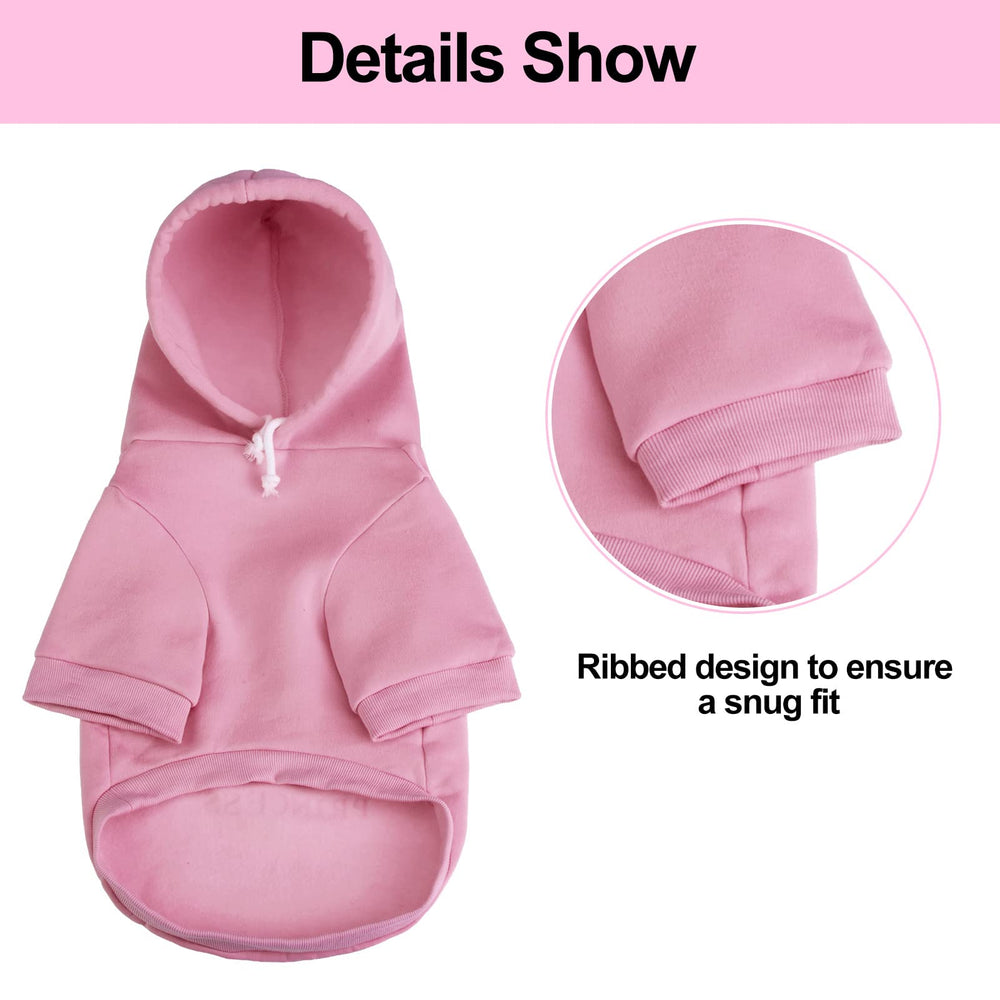 EXPAWLORER Princess Hoodie, interior forro, calor suave y piel agradable