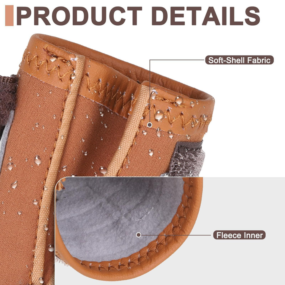 EXPAWLORER reflective straps highlight visibility during low light.