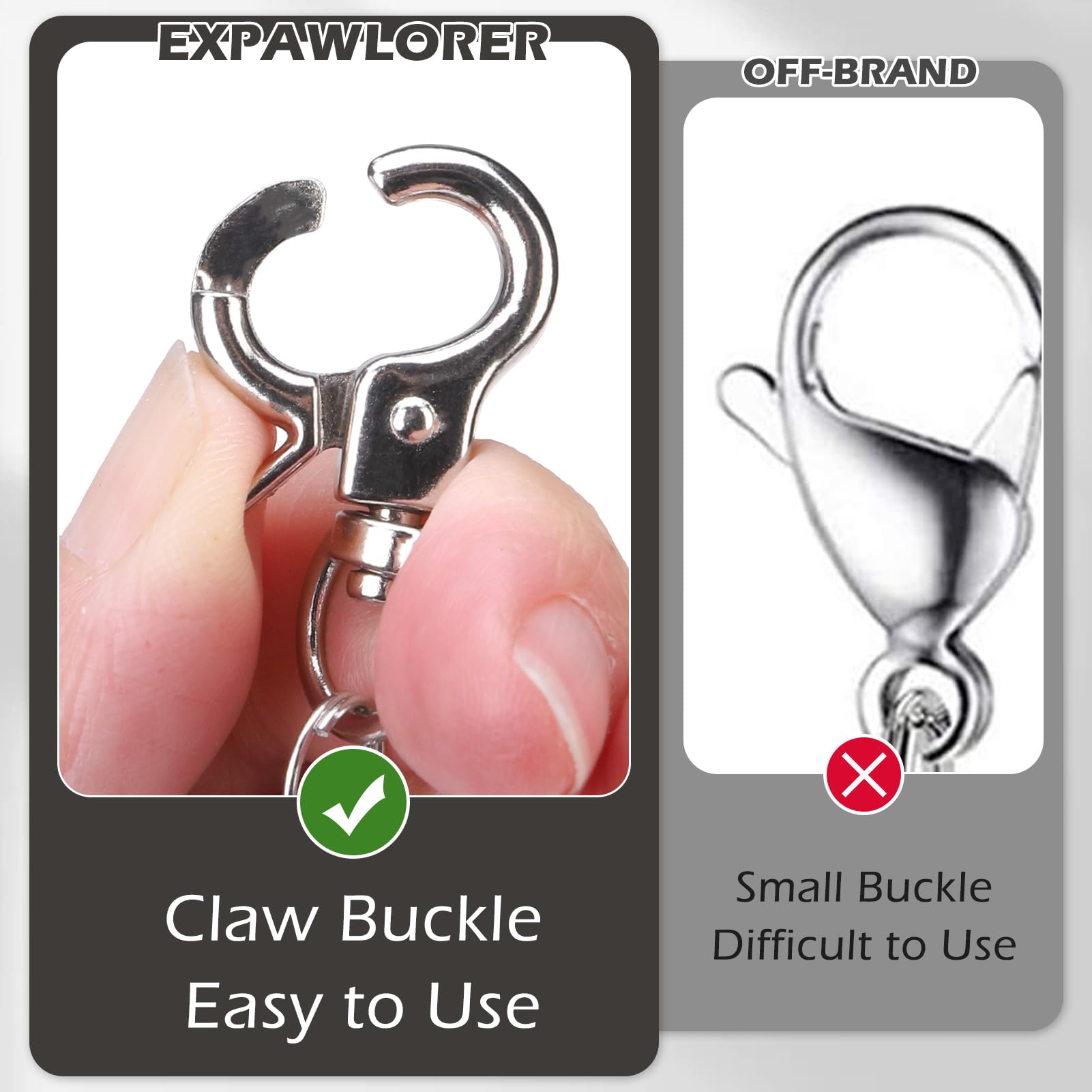 EXPAWLORER stainless steel bell illustrating rust-proof durability