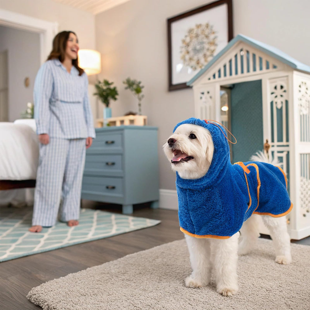 EXPAWLORER tail-elastic-band-secure-fit maintains robe during movement