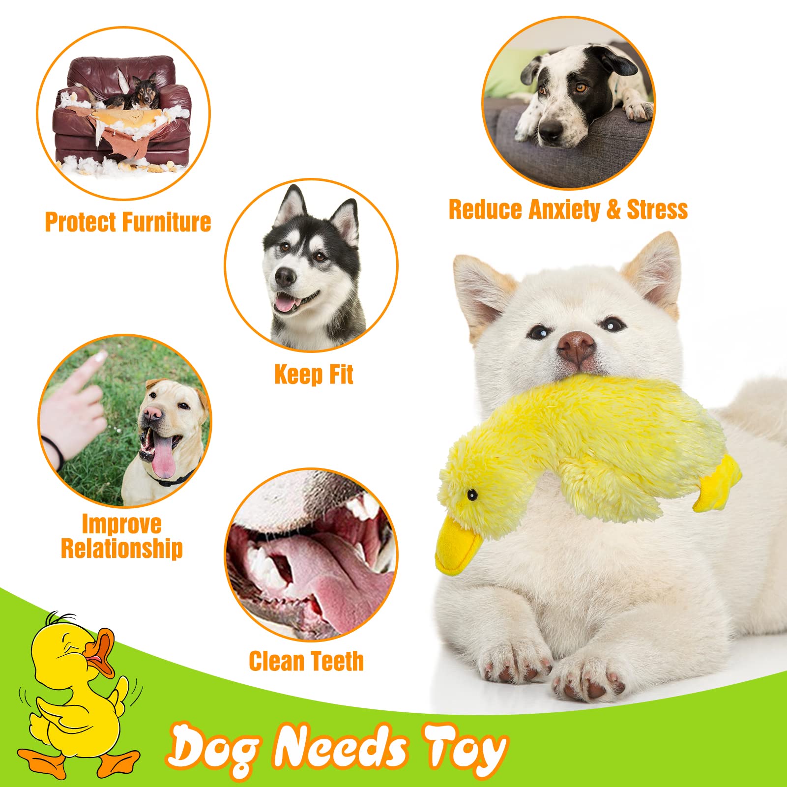 expawlorer teething duck plush soothes puppies with gentle chewing and soft fabric.