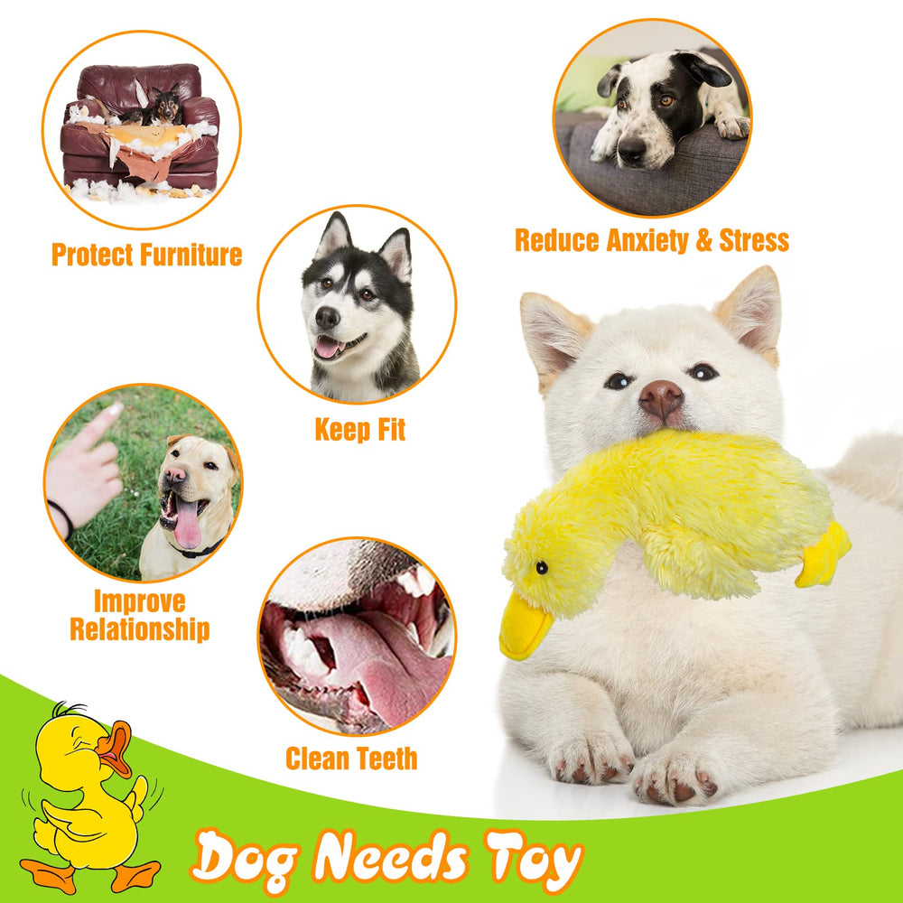 expawlorer teething duck plush soothes puppies with gentle chewing and soft fabric.