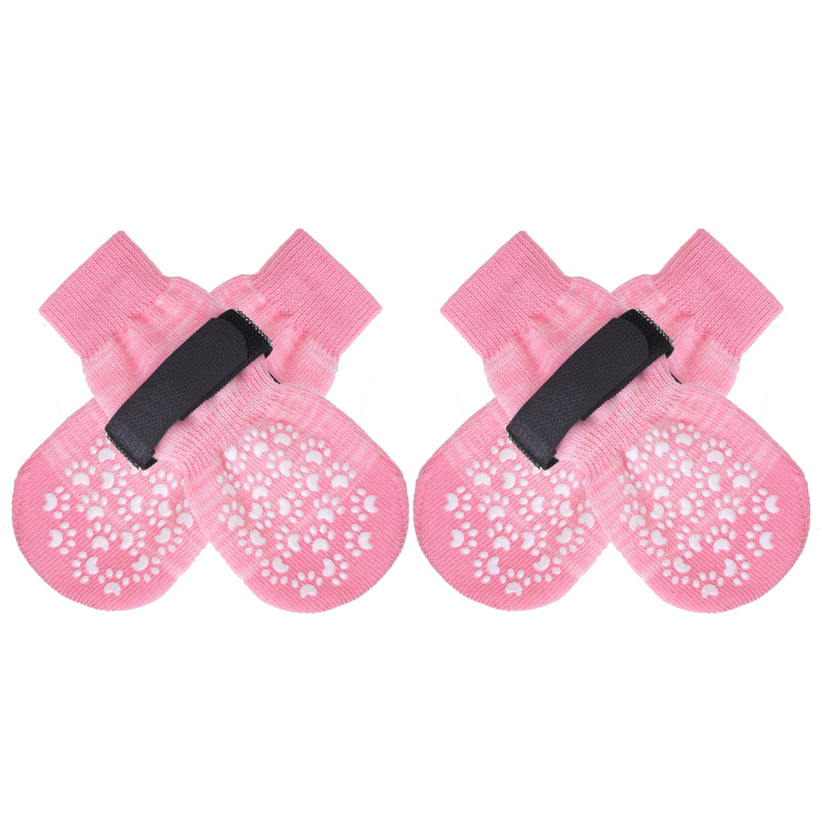 EXPAWLORER dog socks knit fabric closeup shows breathable material for comfort.