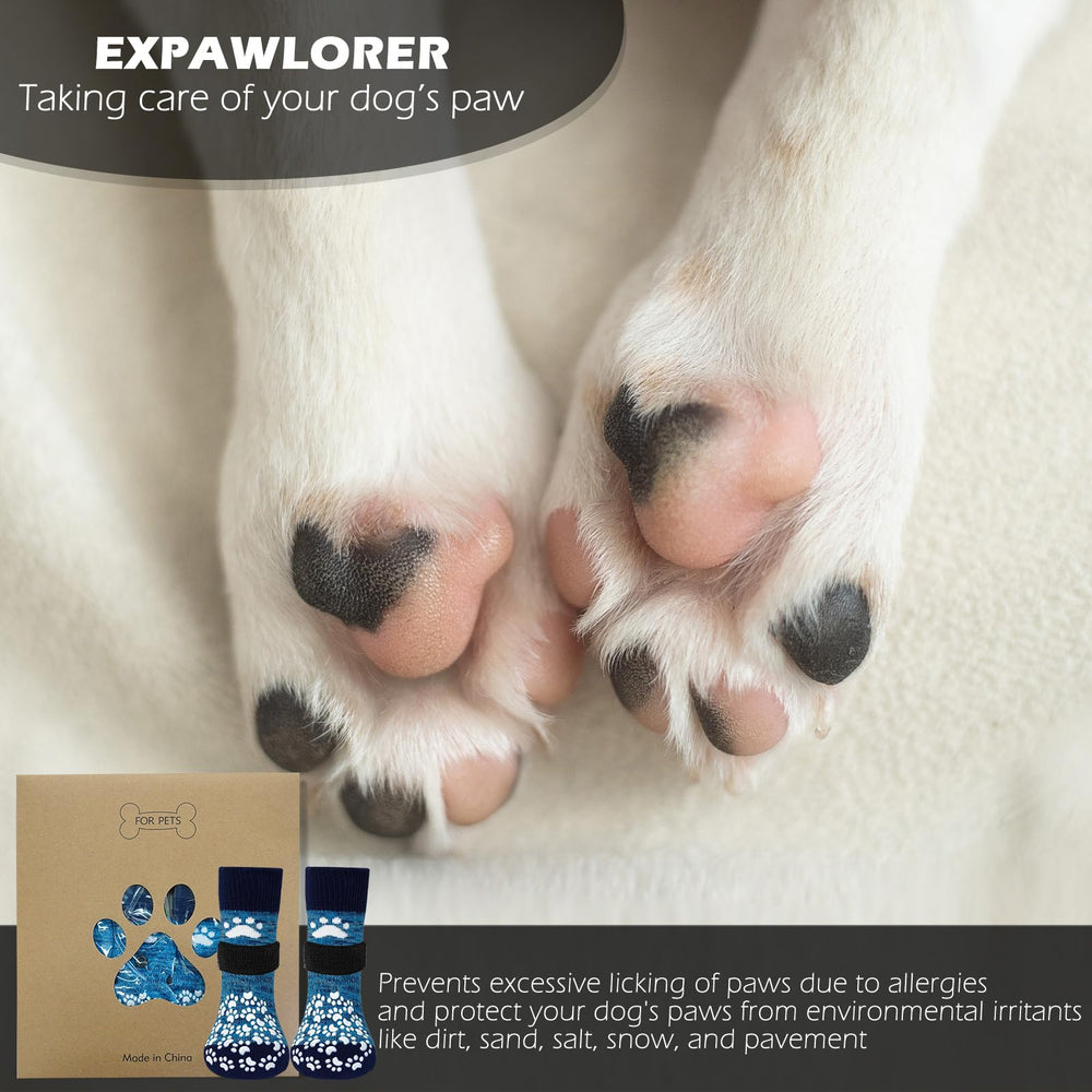 Expawlover hot pavement paw protection socks shield paws from extreme temperatures.