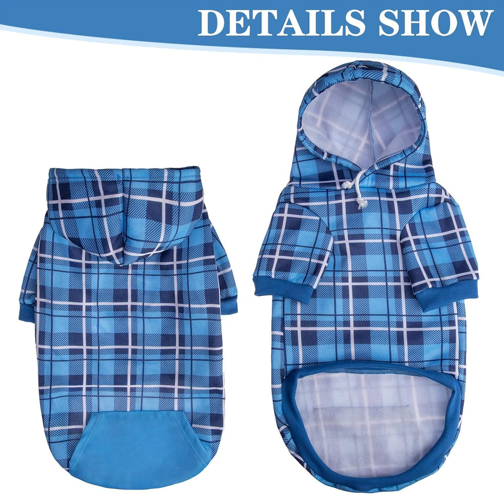 EXPAWLORER dog hoodie leash hole feature keeps walks tidy and secure