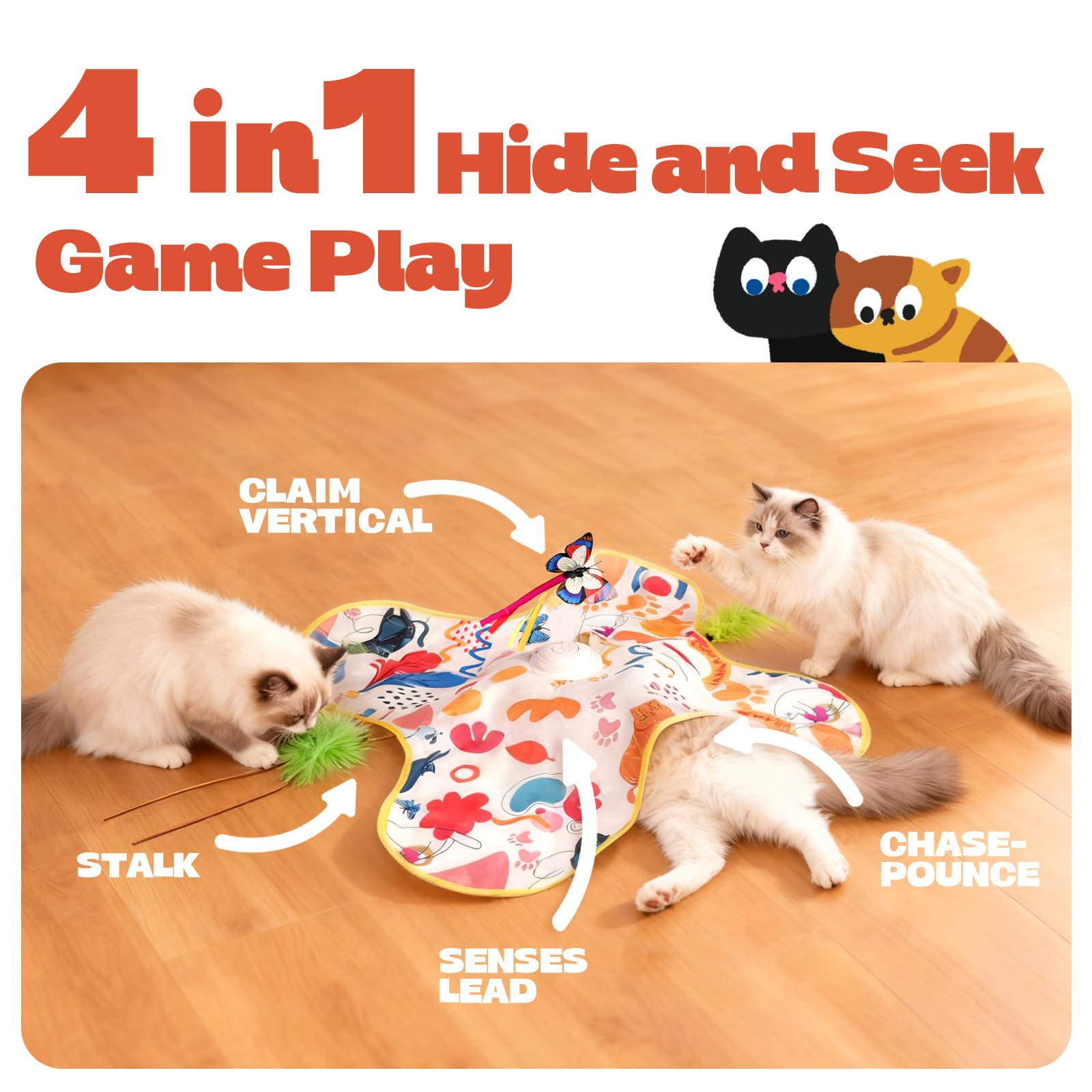 EXPBSYOU cat toy feathers in motion to spark quick pounces