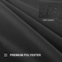 Explore Land water-repellent material keeps exterior dry during light showers