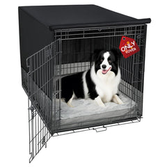 Explore Land breathable crate cover showing 4-sides mesh ventilation for airflow.
