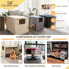 Explore Land material closeup shows heavy duty oxford cloth durability