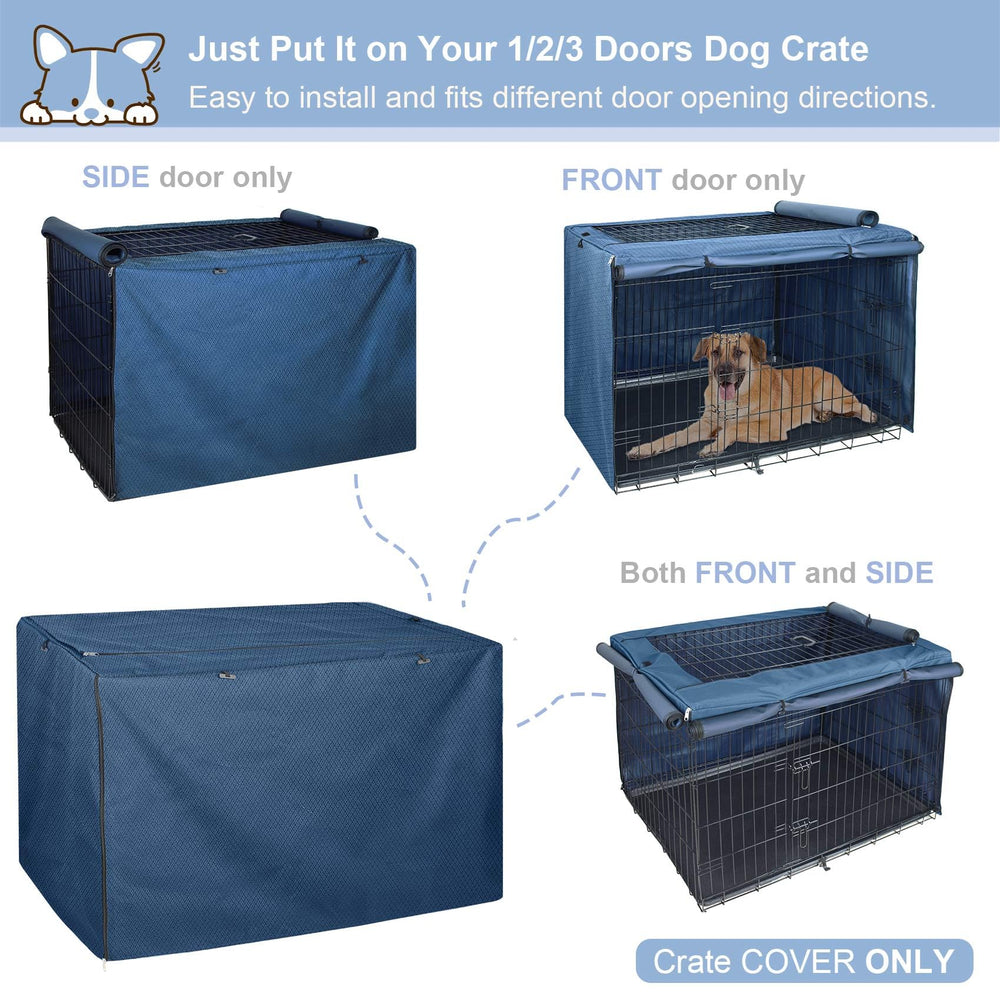 Explore Land bottom toggles secure the cover to the crate for travel.