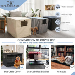 Explore Land crate cover with dual doors offering flexible access and ventilation