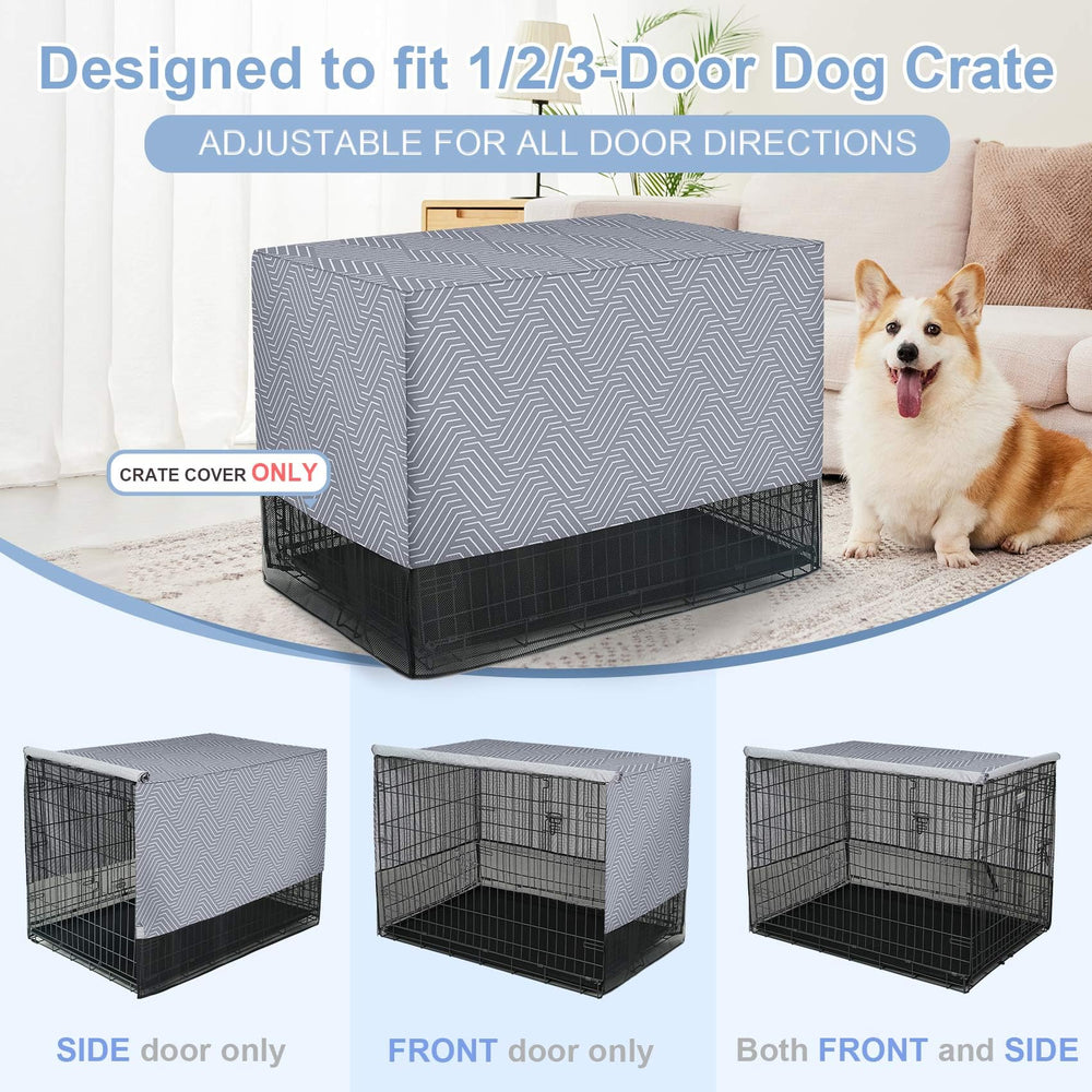 Explore Land mesh ventilation panel provides airflow while keeping your pet visible inside the crate.