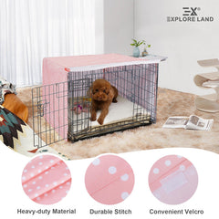 Explore Land 24in 3-door crate cover blends space, style, and airflow