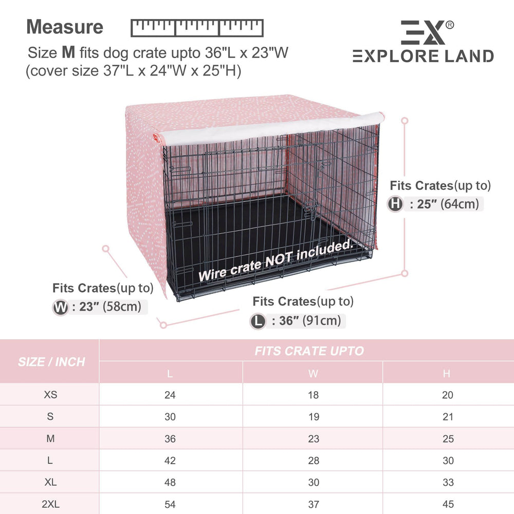 Explore Land Princess Pink crate cover side view shows color in living space