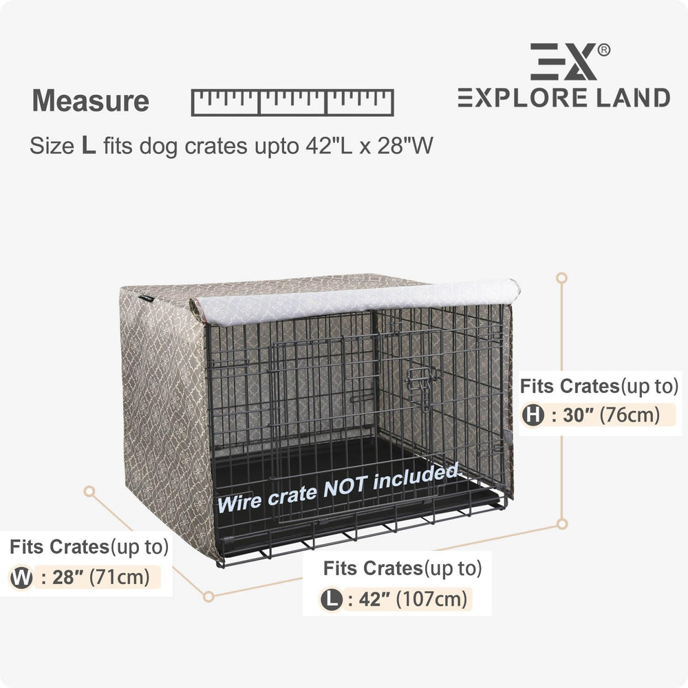 Explore Land Vintage Violet pattern, side view blends with home decor while pet feels safe