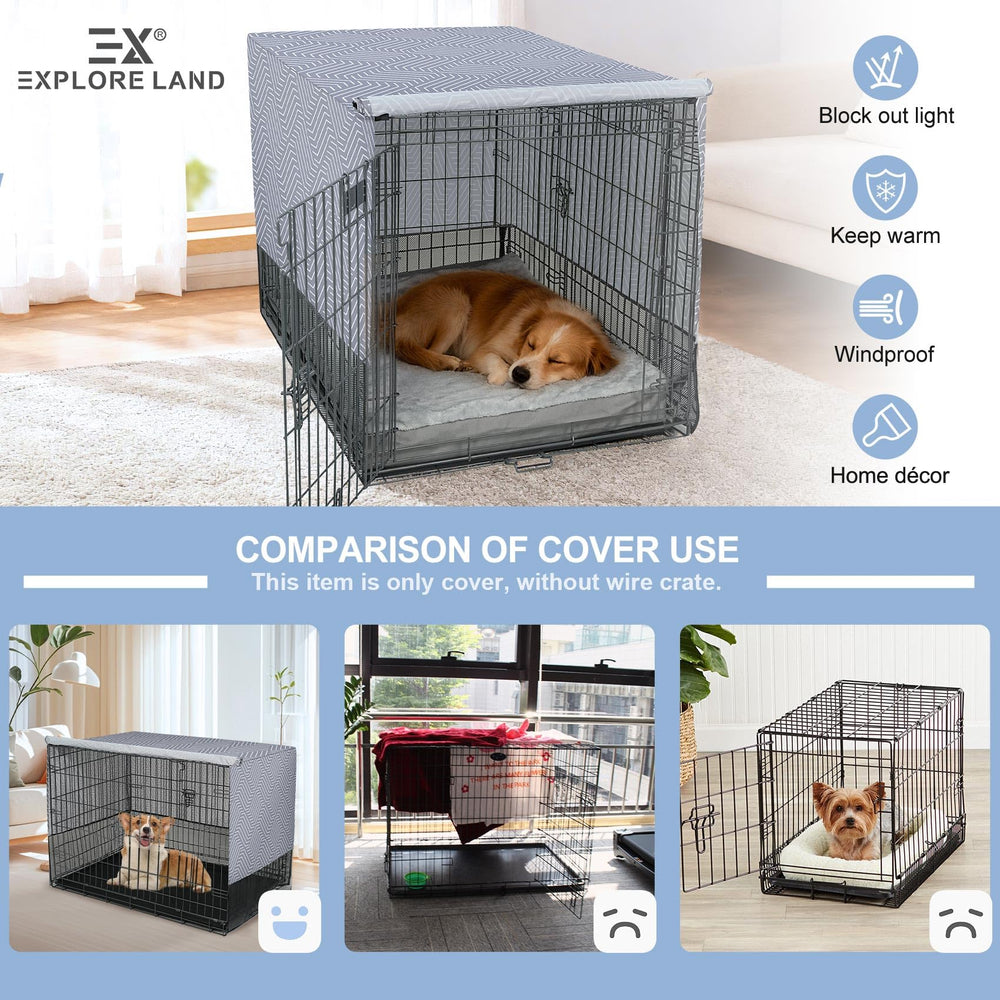 Explore Land travel-friendly crate cover supports daily use and trips with ease.