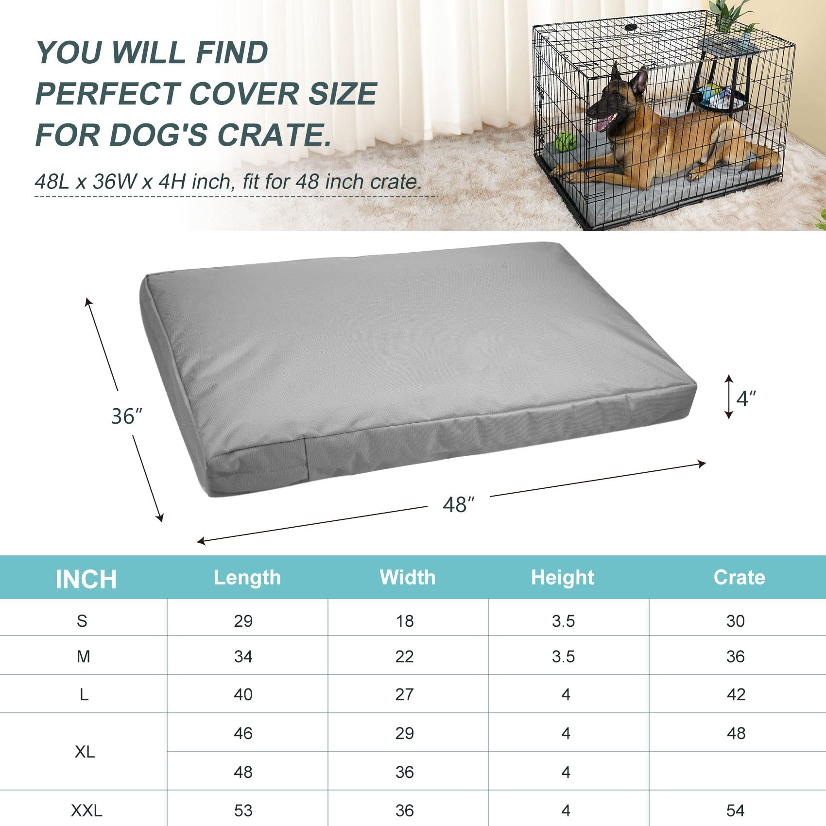 Explore Land Waterproof Dog Bed Cover waterproof undercoating detail protecting against spills