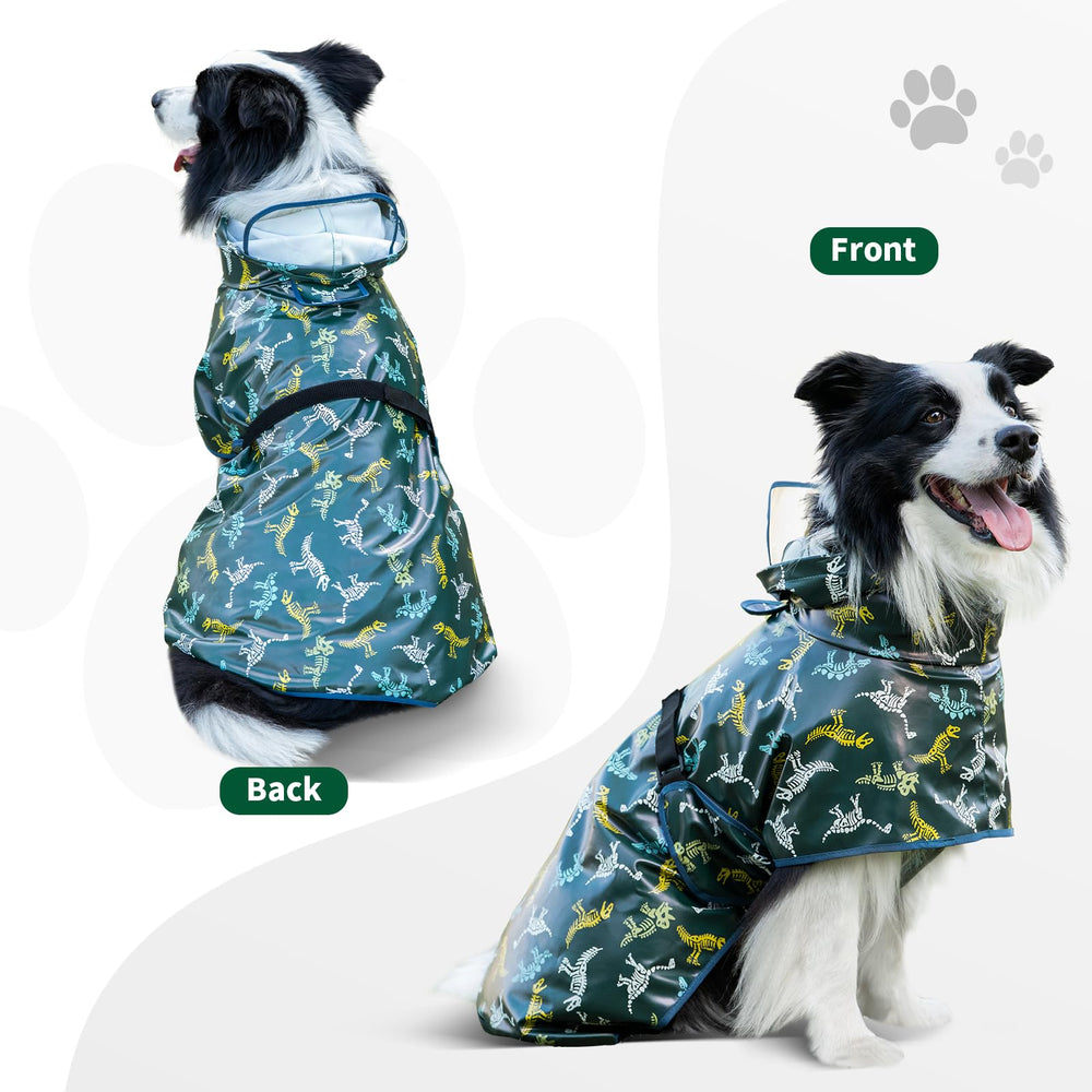 ExploreU adjustable belly strap ensures snug coverage for different breeds