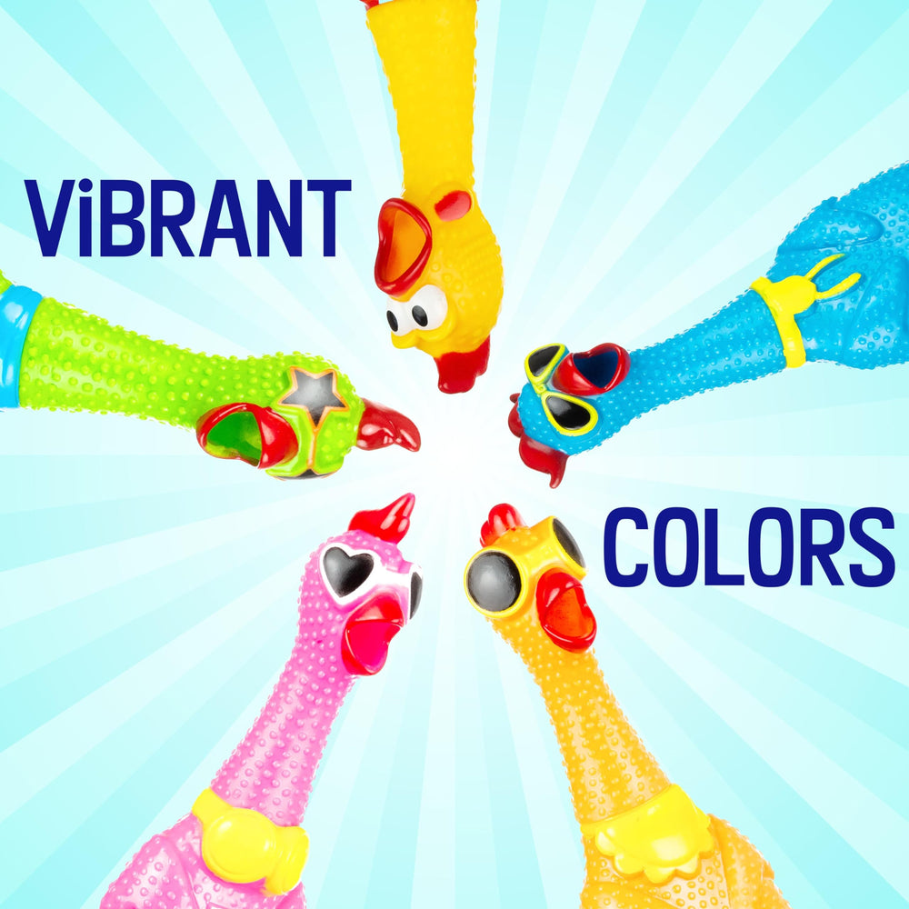 EXPRESSIONS chicken-party-favor-prank-gift vibrant prop for carnival prizes.