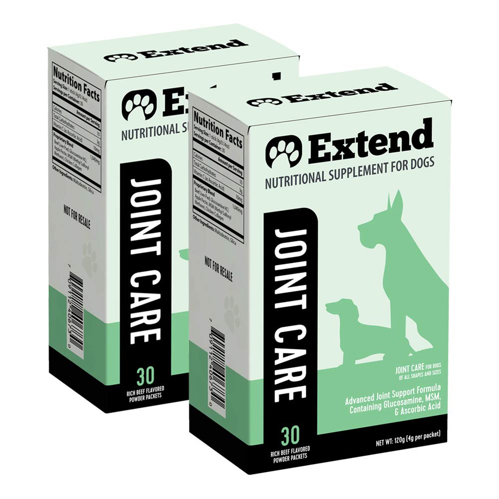 Extend Joint Care for Dogs bottle front showing mobility-support packaging