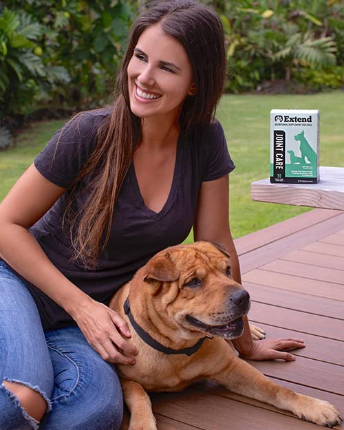 Extend Joint Care for Dogs serving spoon indicating easy dosing