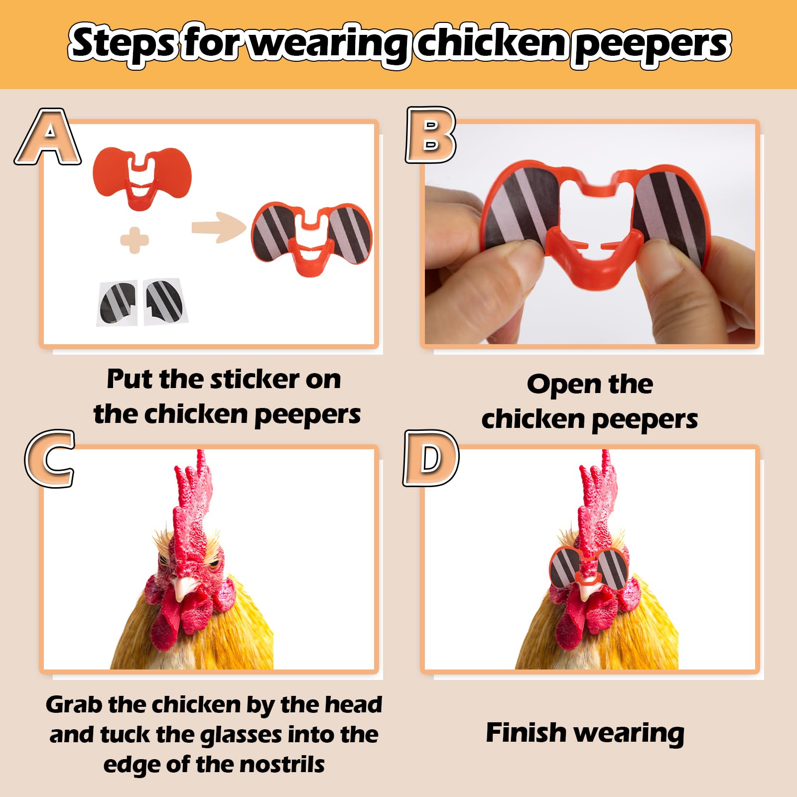 Extguds chicken necklace close-up shows adjustable fit and colorful charm.