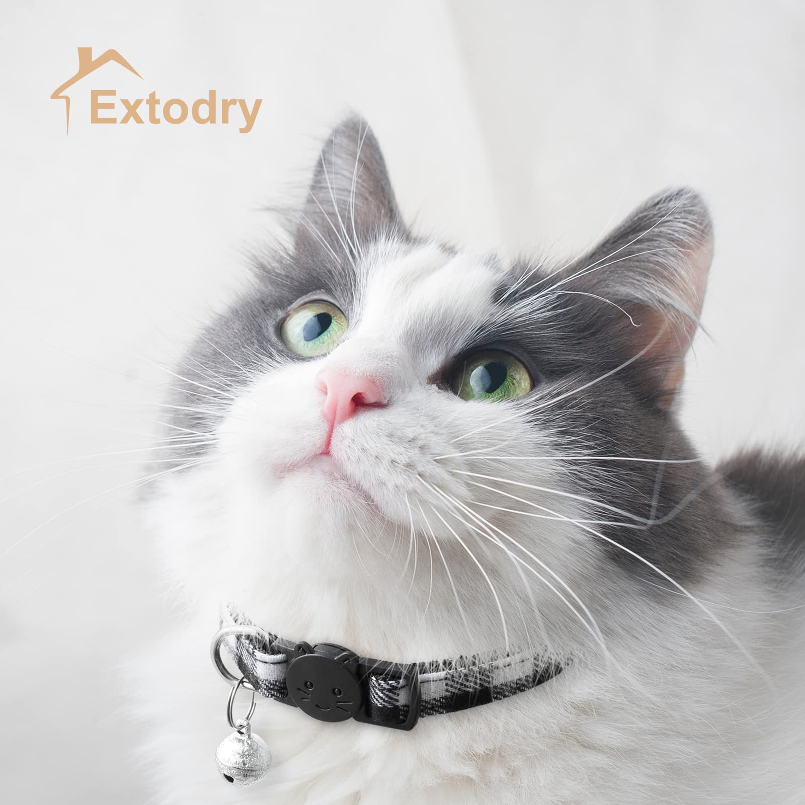 Extodry adjustable neck size scale showing 15-23 cm range