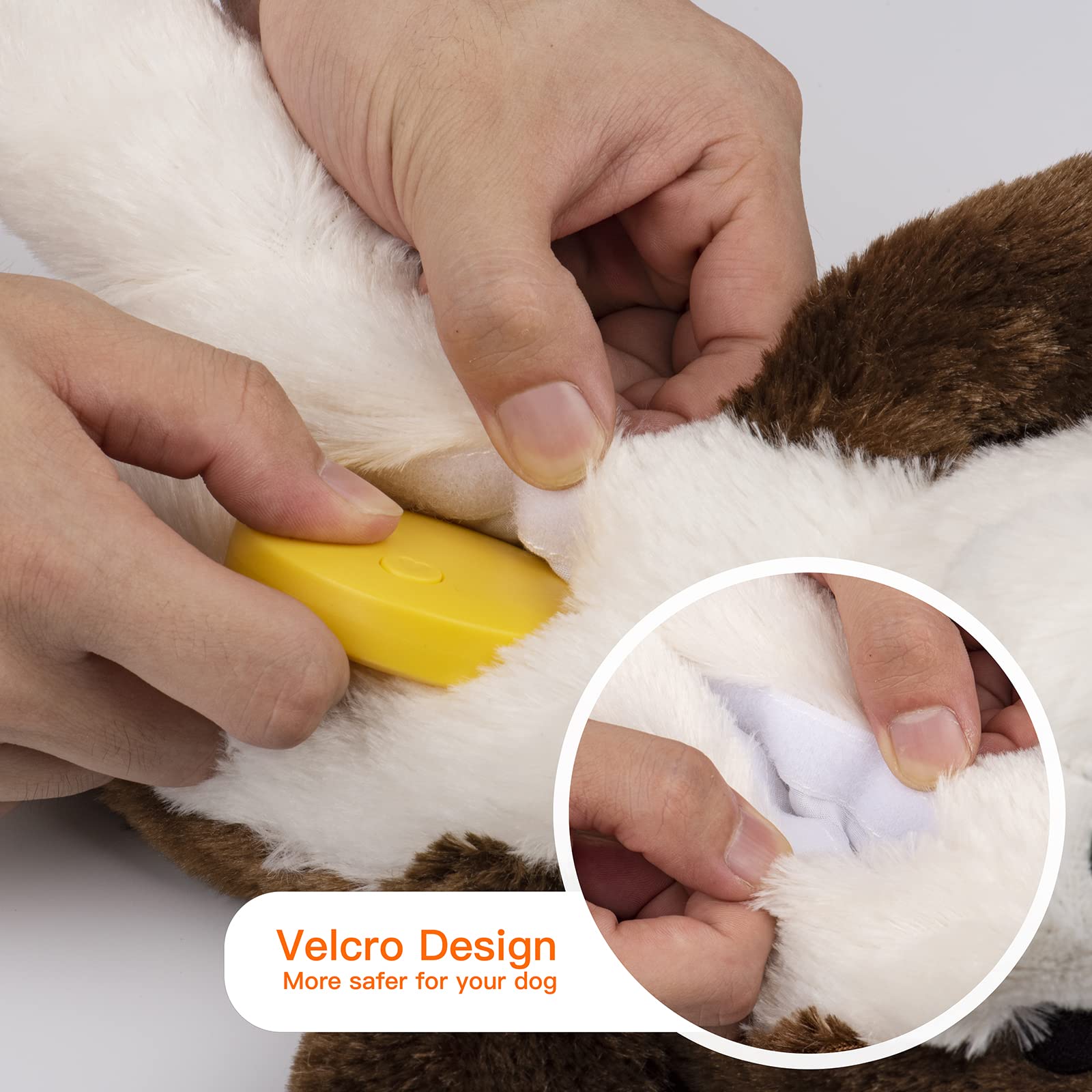 Extragele Heartbeat Puppy Toy with high-density stitching withstands daily play